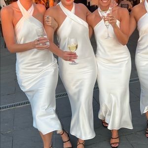 Hexie The Ashton Halter Bridesmaid Dress